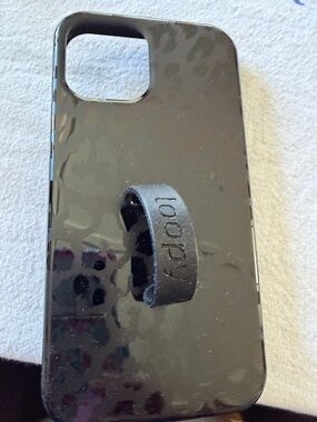 Loopy Black Phone Case with Built-In Loop Grip iPhone 12/12 pro